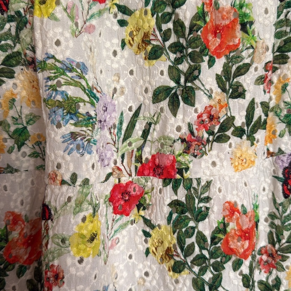 Alice and Olivia Kristie Floral Mini Dress - Picture 5 of 7